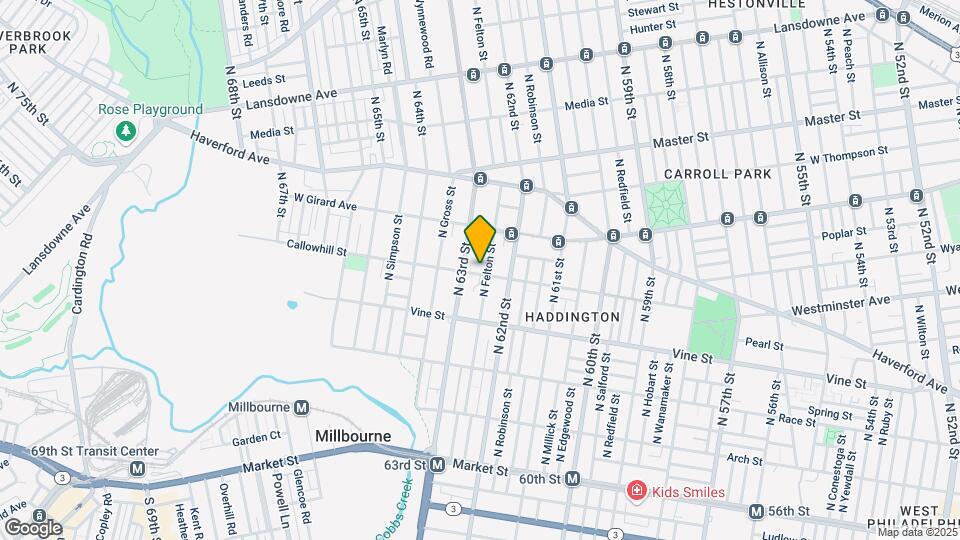 6235 Callowhill St Map and Location Details