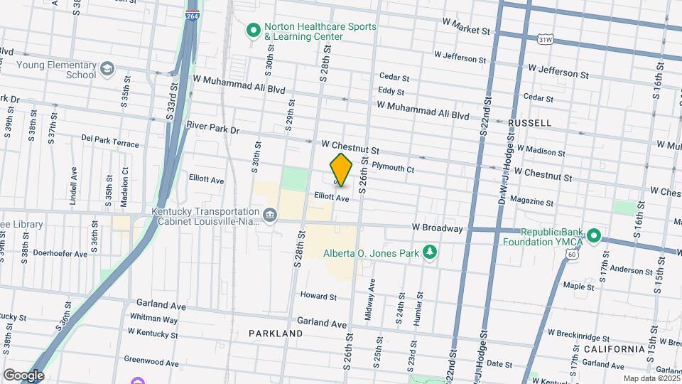 655 S 27th St Map and Location Details
