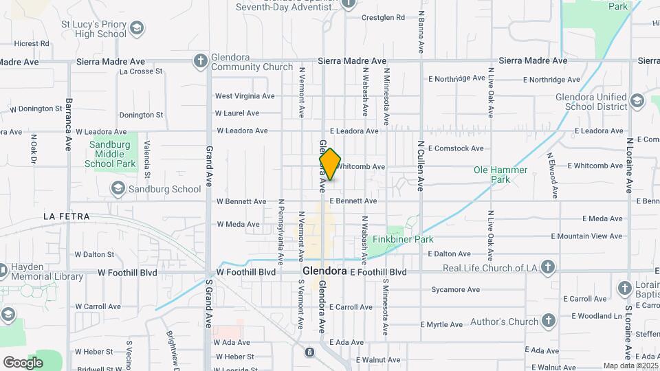 324 N Glendora Ave Map and Location Details