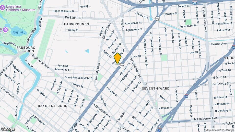 1721 N Broad St Mapa y Detalles de la Ubicación
