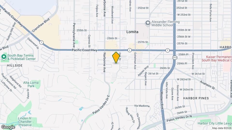 25925 Oak St, Unit 25925 Oak St. #104 Map and Location Details