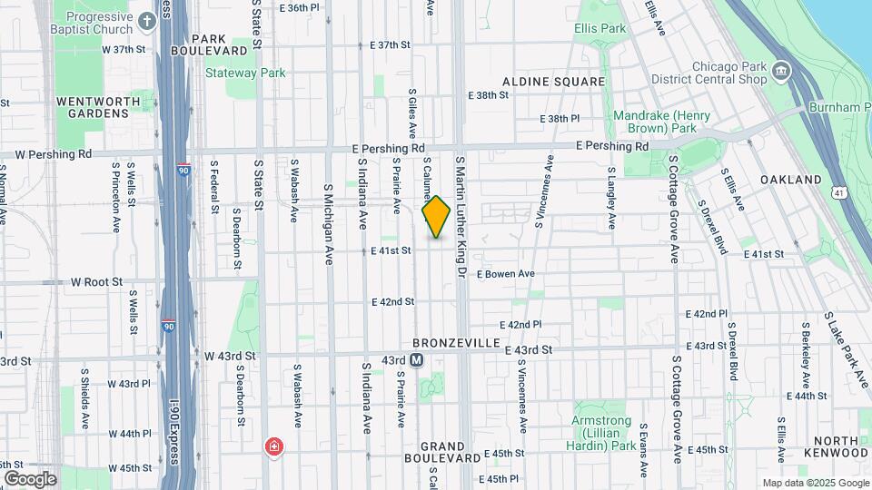 4051-4059 S Calumet Ave Mapa y Detalles de la Ubicación