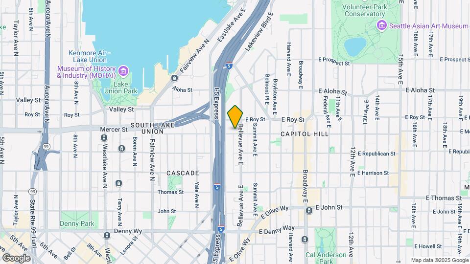 314 E Mercer St Map and Location Details