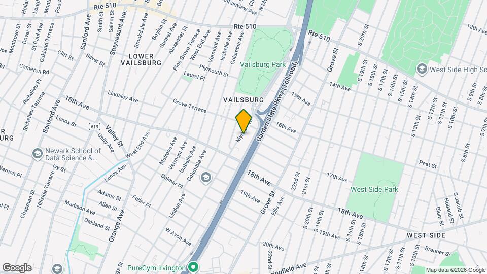 378 Myrtle Ave Mapa y Detalles de la Ubicación