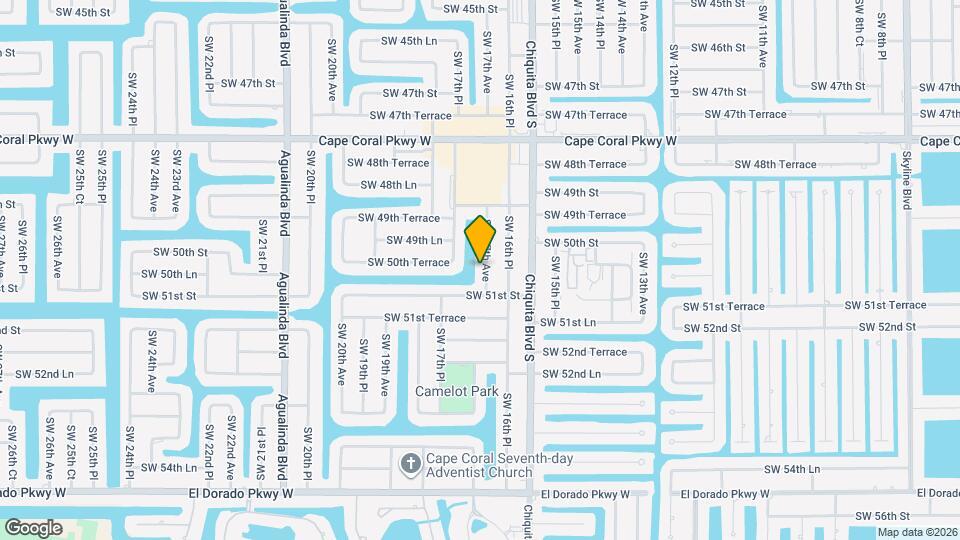 5020 SW 17th Ave Map and Location Details