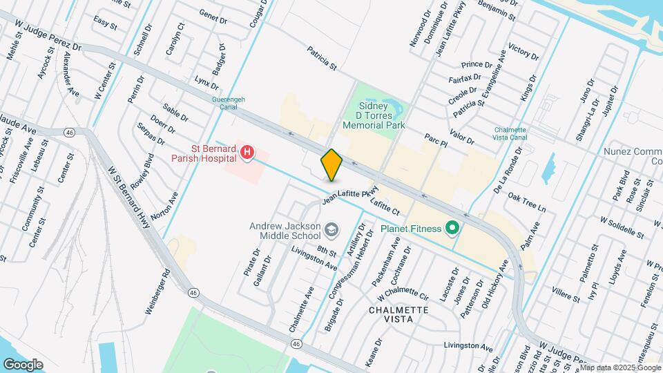 2916 Jean Lafitte Pkwy, Unit H Map and Location Details