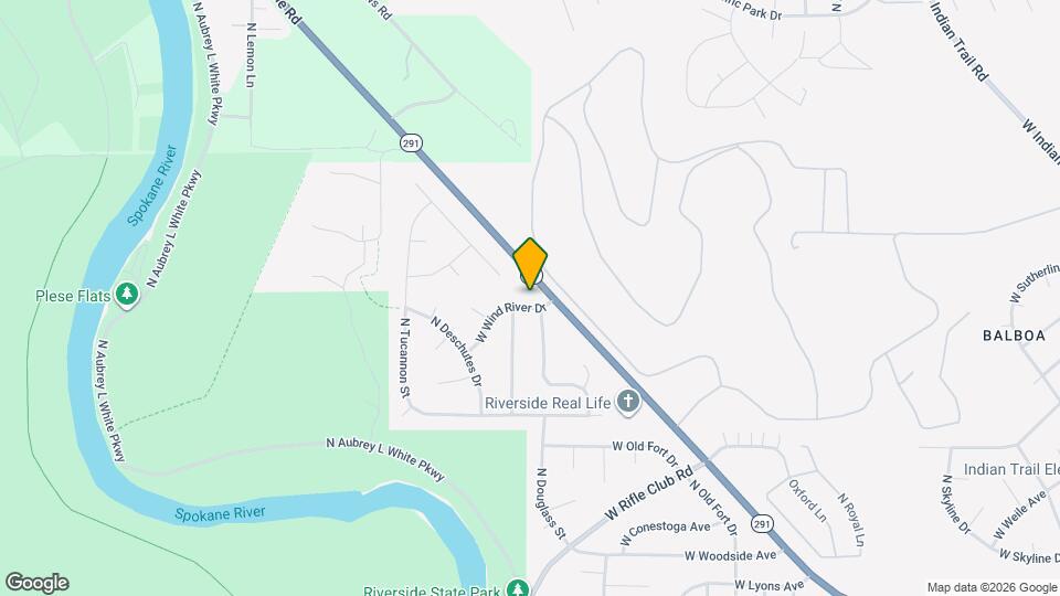 5912 W Wind River Dr Map and Location Details