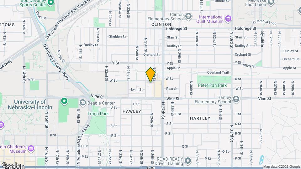 867 N 26th St Map and Location Details