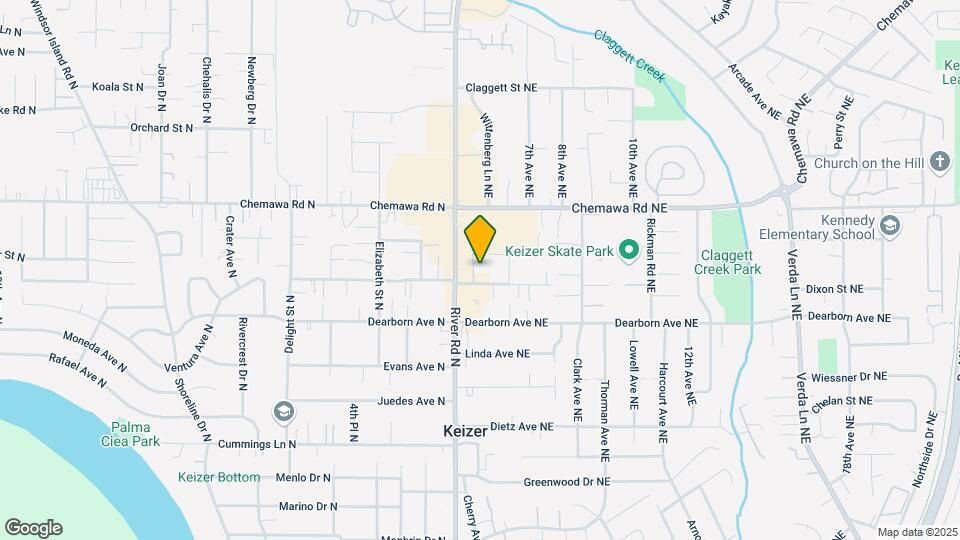Keizer Plaza Apartments Mapa y Detalles de la Ubicación