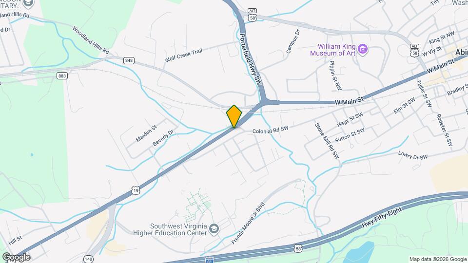 810 W Main St Map and Location Details