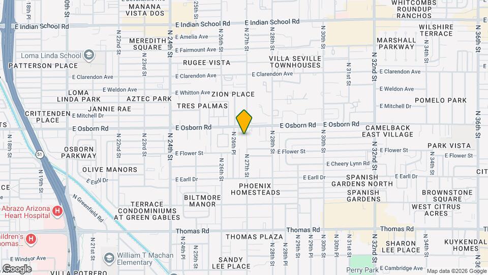 3228 N 27th St Mapa y Detalles de la Ubicación