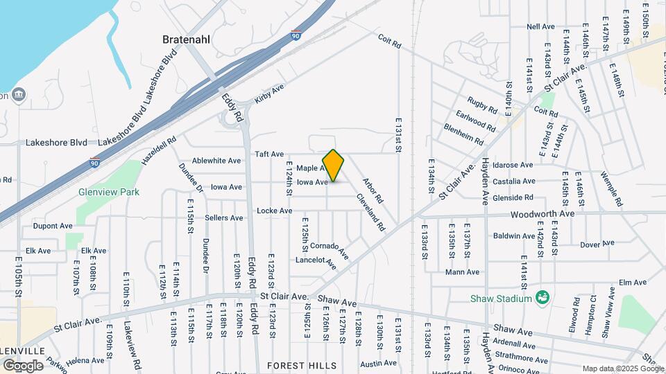 12702 Iowa Ave Map and Location Details