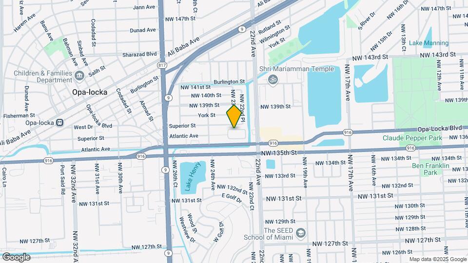 2286 NW 136th Terrace Map and Location Details