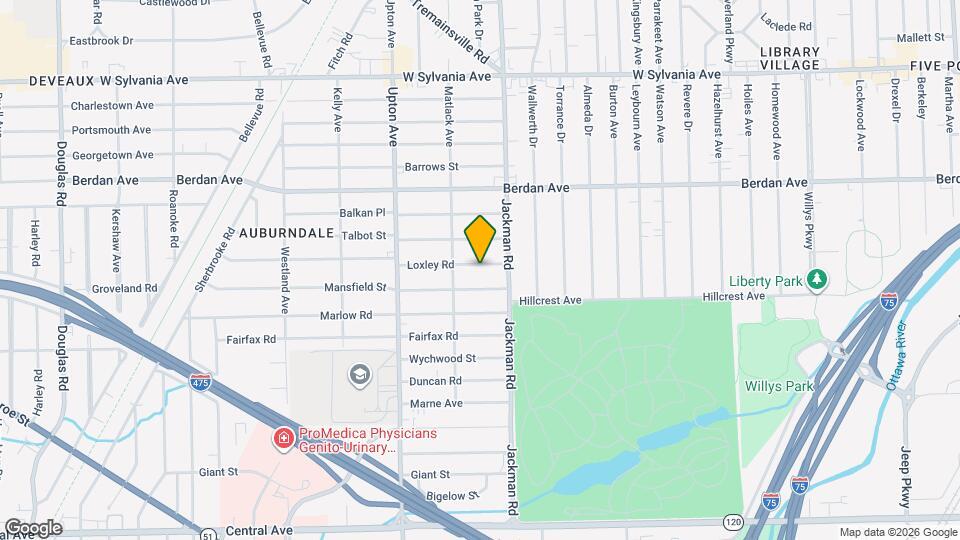 1733 Loxley Rd Mapa y Detalles de la Ubicación