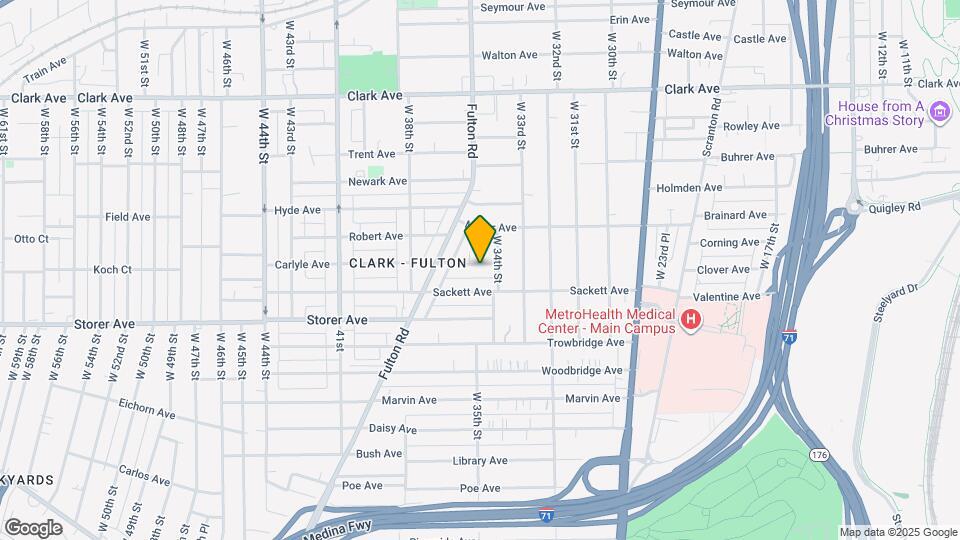 3507 Carlyle Ave Map and Location Details