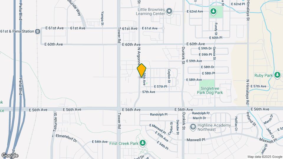 5770 N Argonne St Map and Location Details