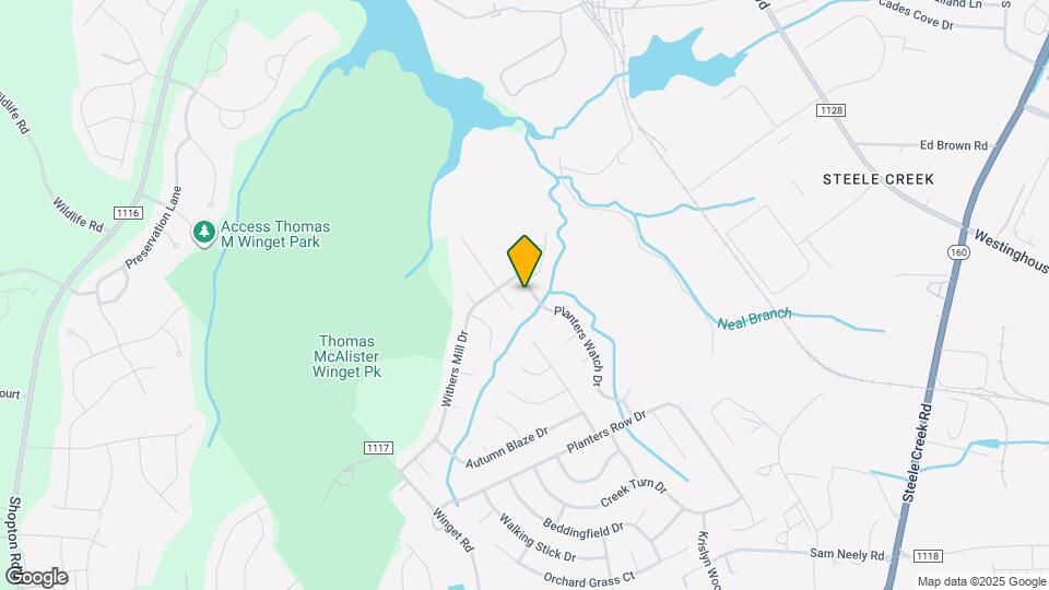 3814 Planters Watch Dr Mapa y Detalles de la Ubicación