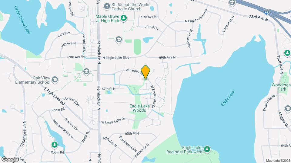 362 W Eagle Lake Dr Map and Location Details