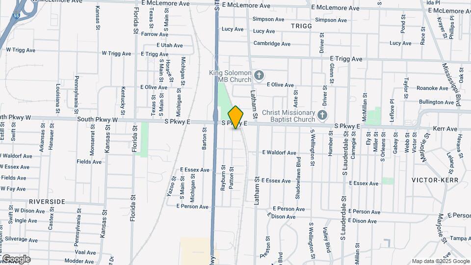 1480 Patton St Mapa y Detalles de la Ubicación