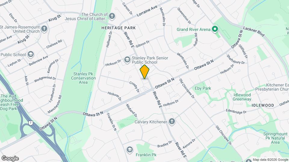 43 Secord Ave Map and Location Details