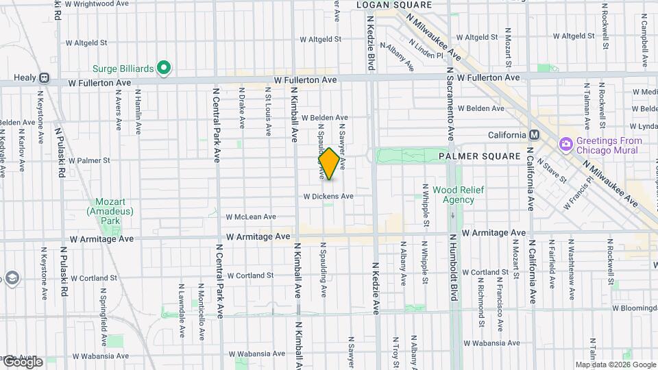 2115 N Spaulding Ave, Unit 3 Map and Location Details