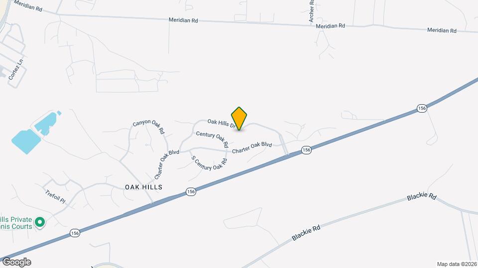 15370 Oak Hills Dr Map and Location Details