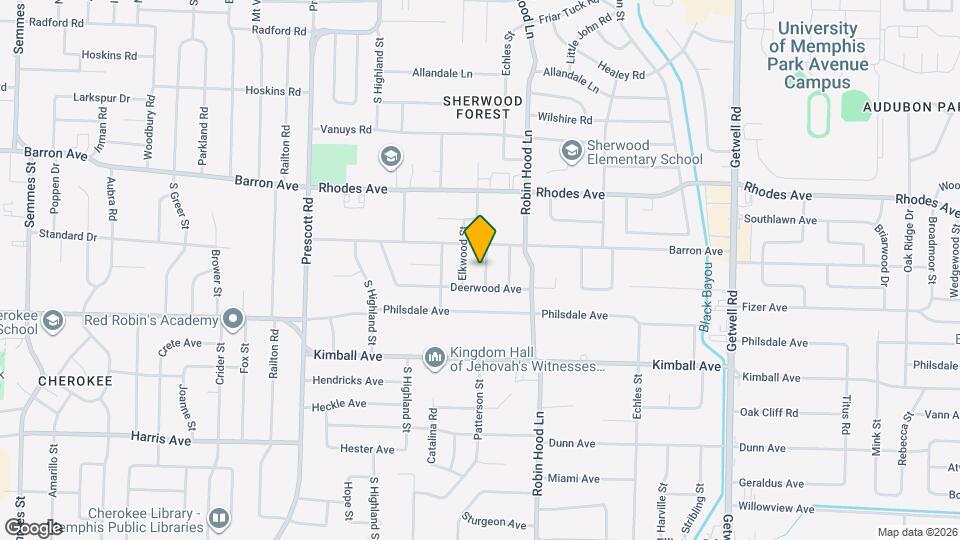 1307 Foxcroft St Map and Location Details