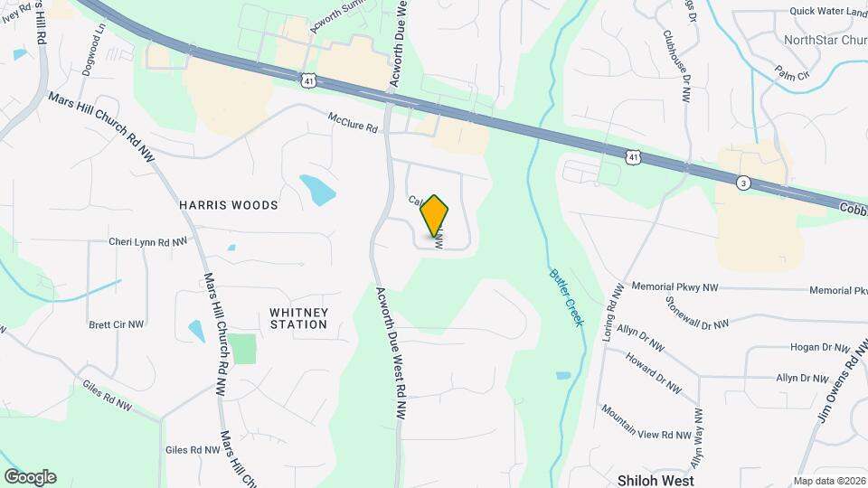 3123 Calumet Pl NW Map and Location Details