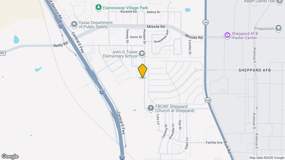 5005 Cy Young Dr Map and Location Details