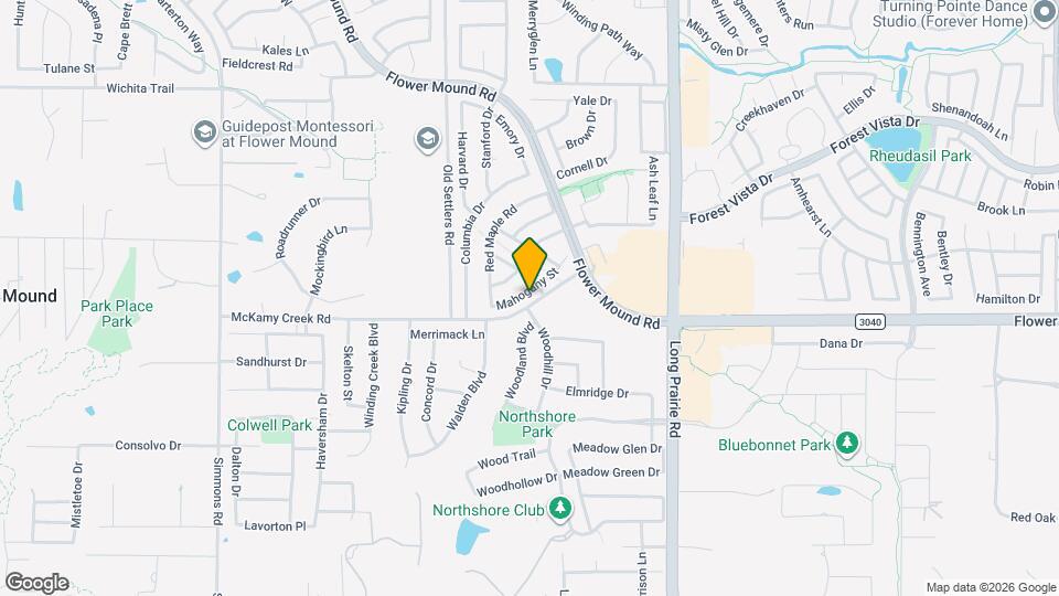 2136 Mahogany St Mapa y Detalles de la Ubicación