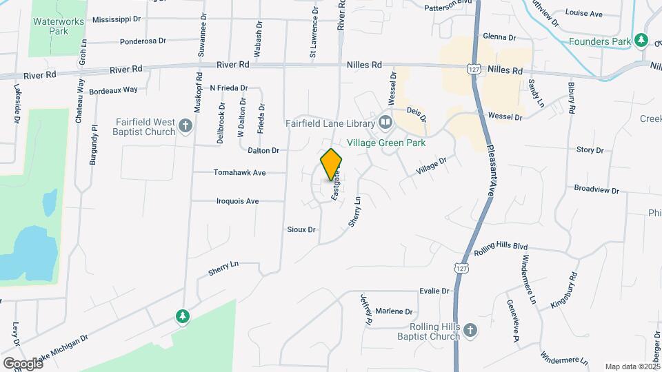 5419 Eastgate Dr Mapa y Detalles de la Ubicación