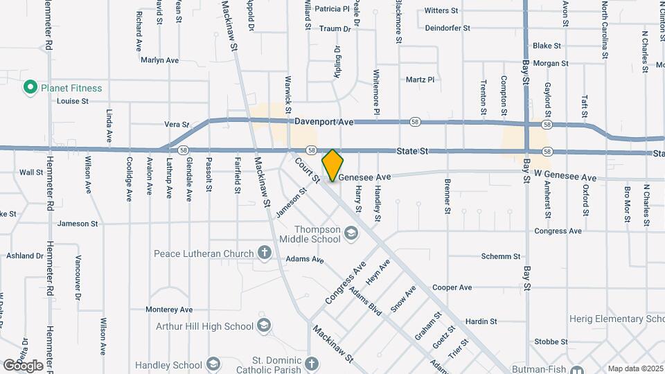 3326 Court St Map and Location Details