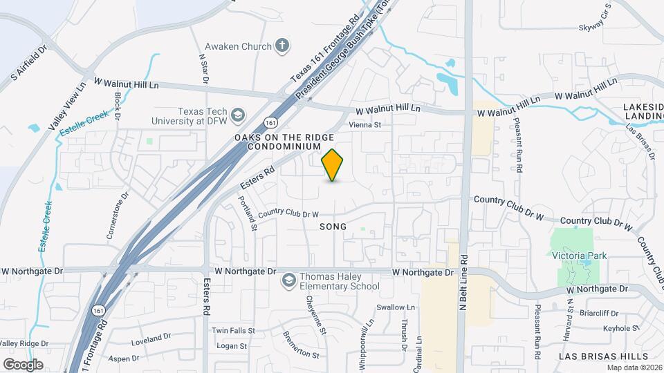 3921 Timberidge Dr Map and Location Details