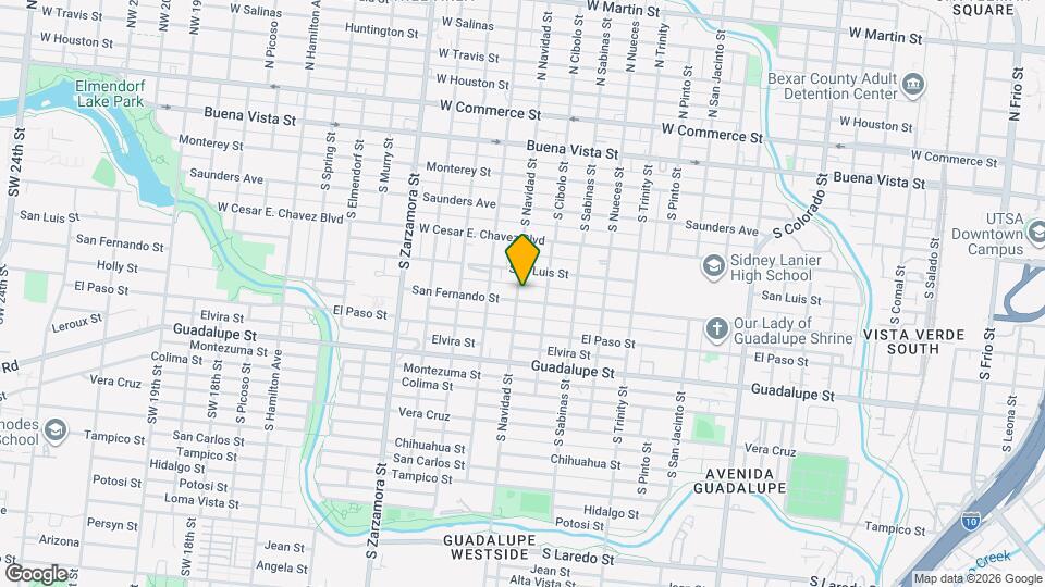 622 S Navidad St Map and Location Details