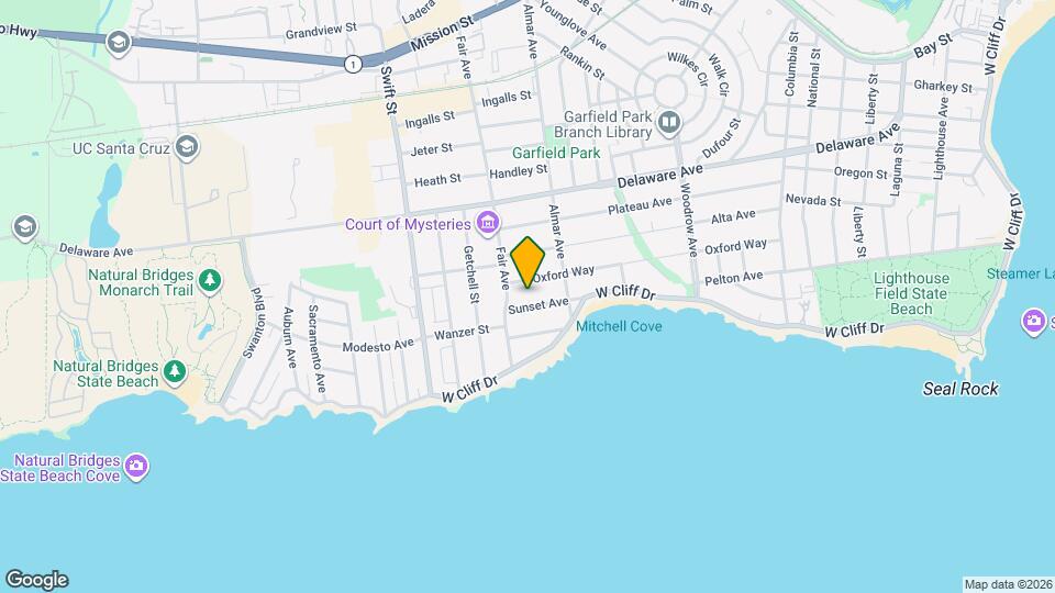 236 Sunset Ave Map and Location Details