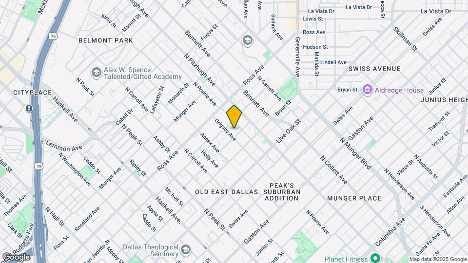 4709 Virginia Ave Mapa y Detalles de la Ubicación