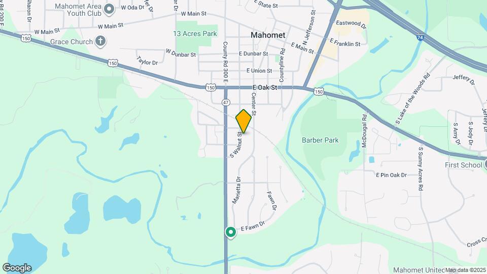 806 S Walnut St Map and Location Details