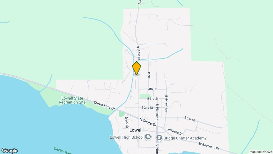 501 N Moss St Map and Location Details