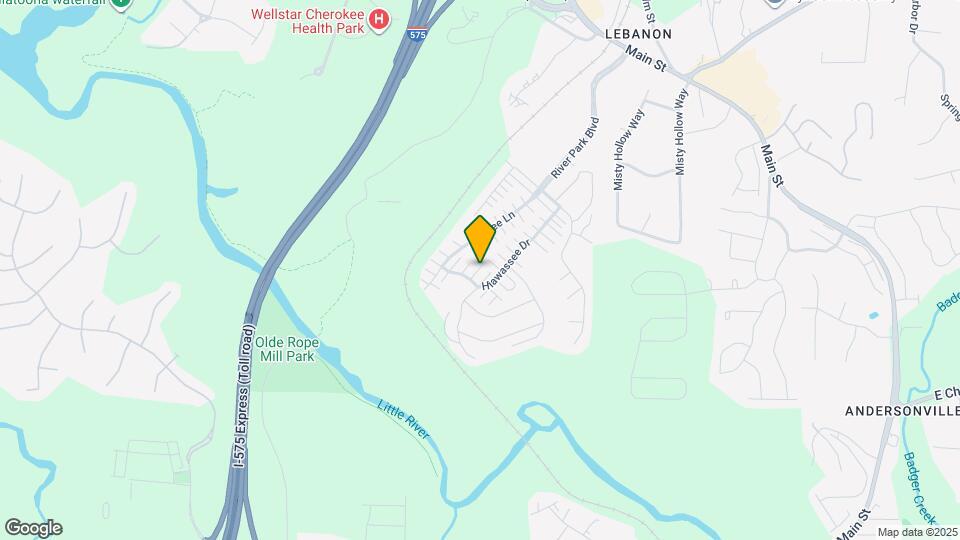 294 Hiawassee Dr Mapa y Detalles de la Ubicación