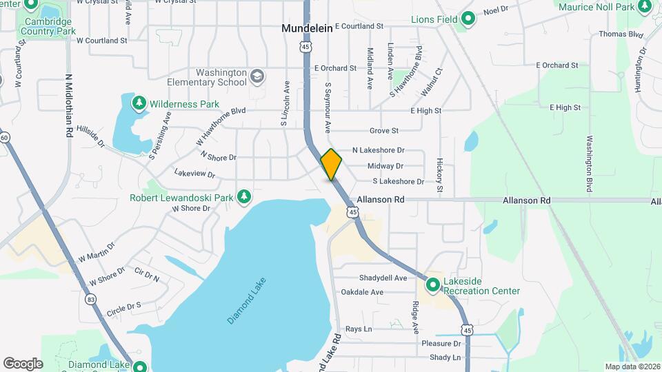 508 S Lake St Map and Location Details