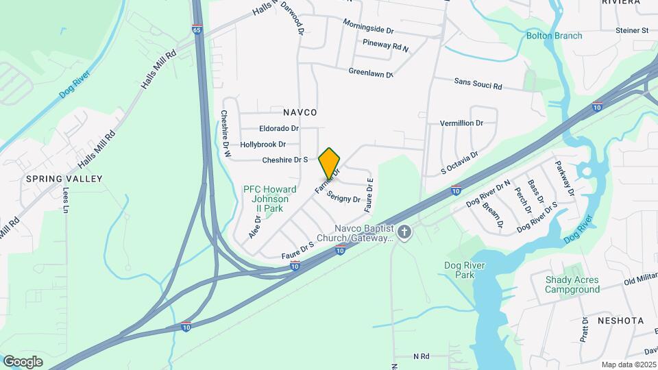 2609 Farnell Dr Mapa y Detalles de la Ubicación