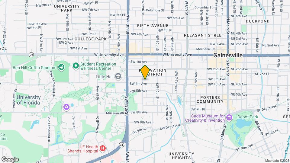 321 SW 12th St Map and Location Details