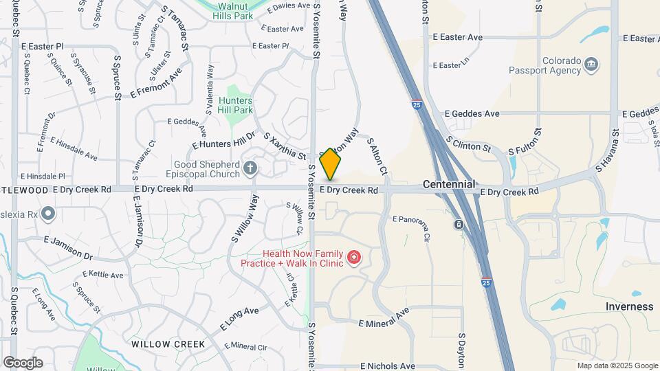 9021 E Dry Creek Rd Map and Location Details