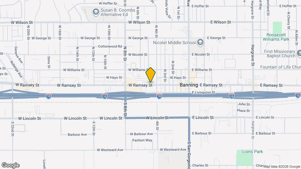 Banning Trailer Park Map and Location Details