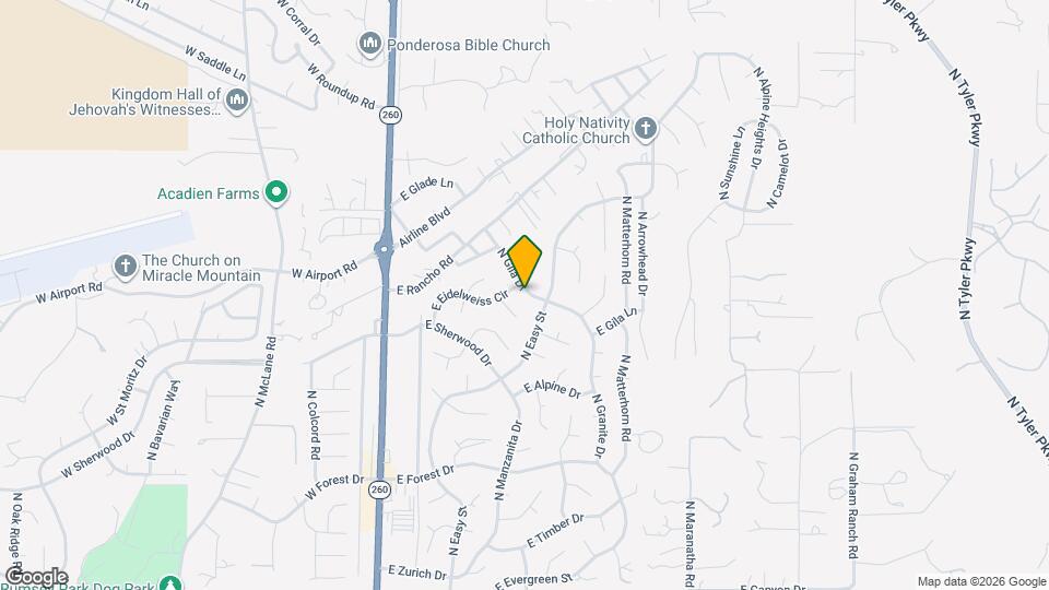 1120 N Gila Dr Map and Location Details