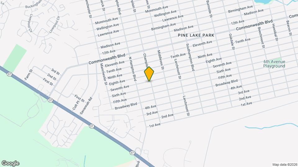 613 Champlain St Map and Location Details