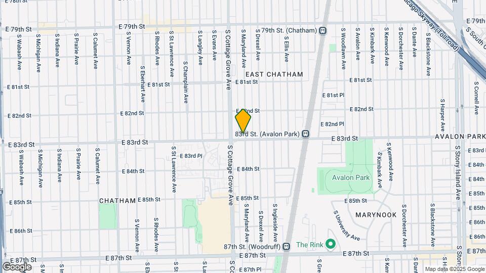 8252 S Maryland St Map and Location Details