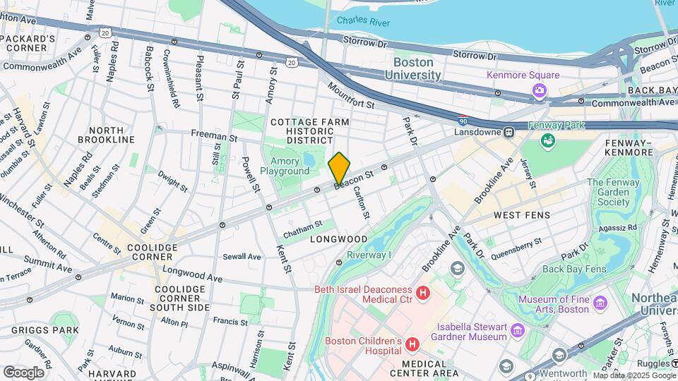 1073 Beacon St, Unit 1061-7 Map and Location Details