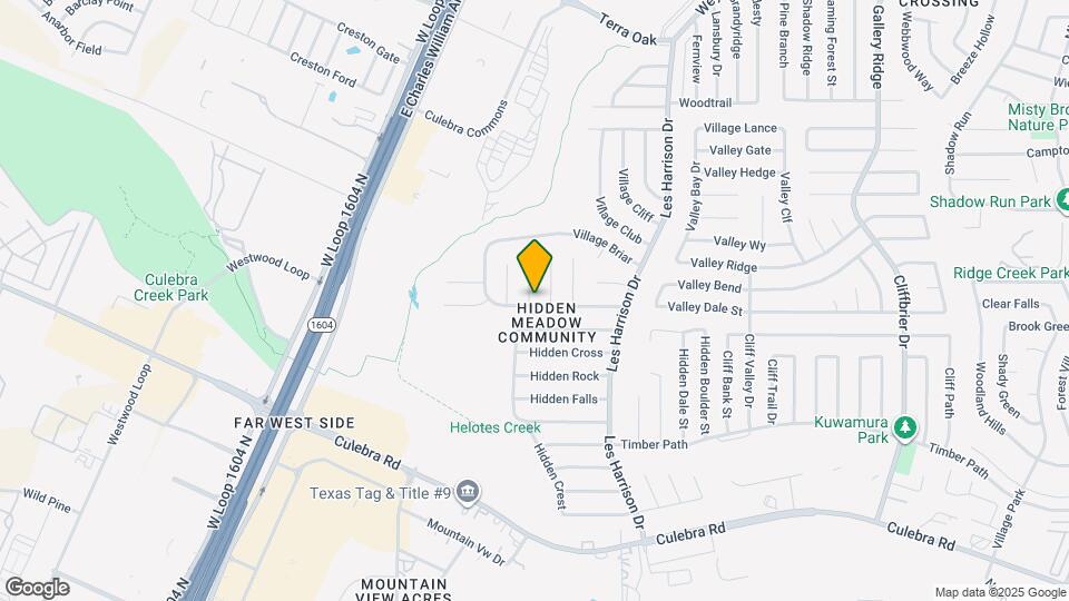 6202 Valley Clf Map and Location Details