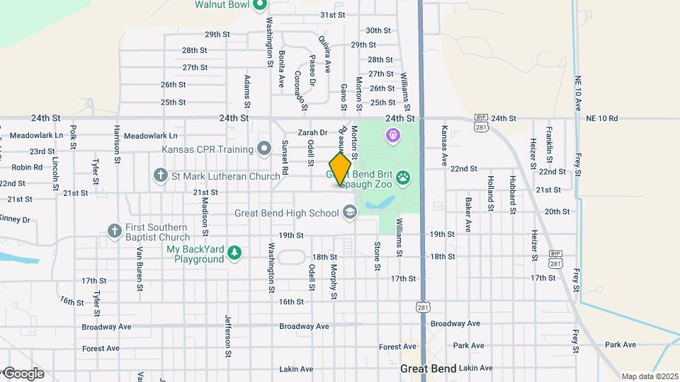 2432 21st St Map and Location Details